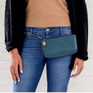 Joy Susan peacock blue Mini Crossbody